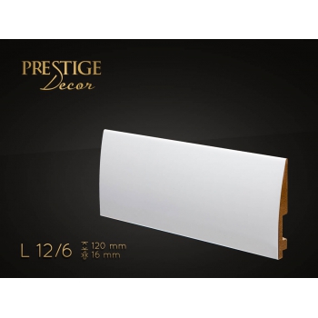 MDF Prestige Decor biała L12/6 120/16 mm