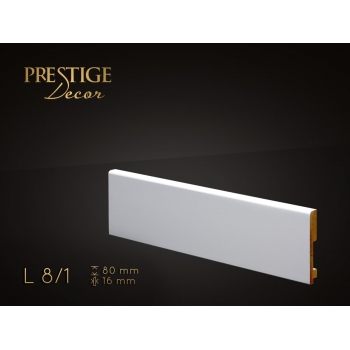 MDF Prestige Decor biała L8/1 80/16 mm